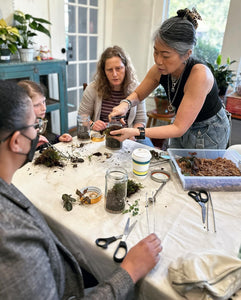 Miss Moss Potter Plant Party