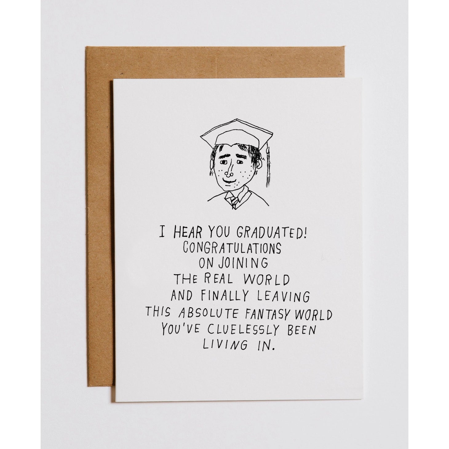 Joining The Real World Greeting Card